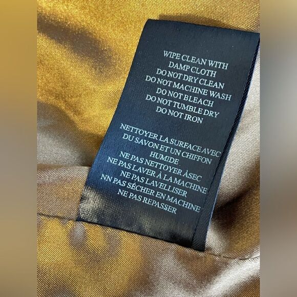 Blank NYC Good Vibes Faux Leather Moto Jacket Camel Color L - Picture 8 of 8